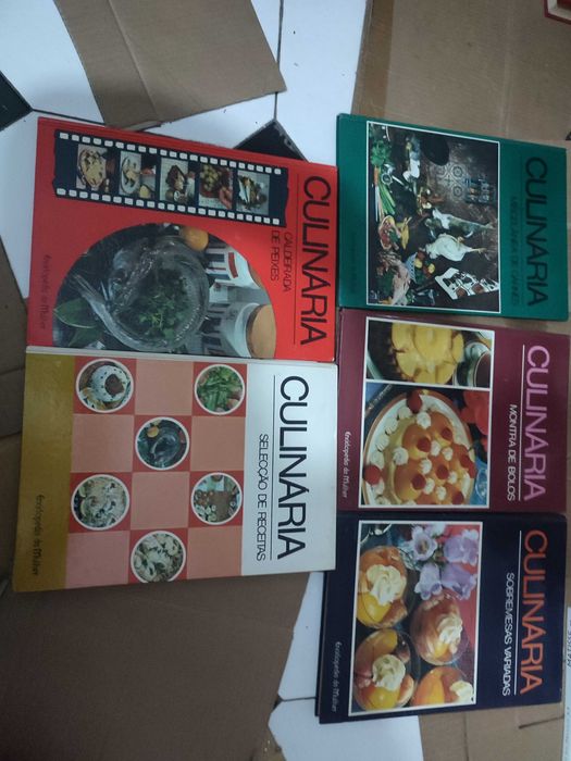 5 Livros Culinária - Enciclopédia da Mulher