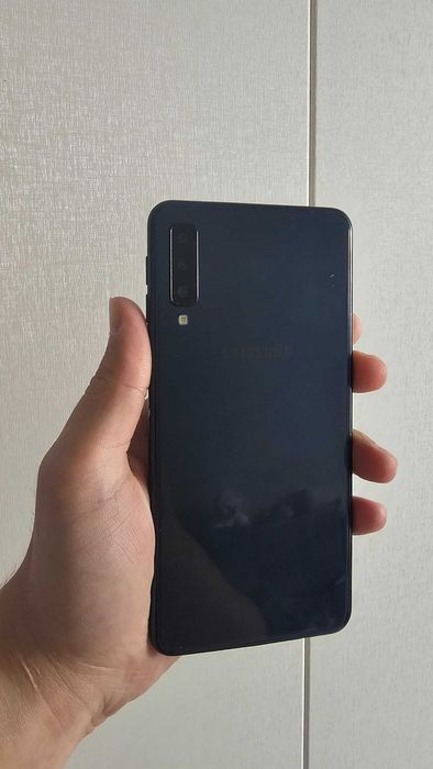ИДЕАЛ! Смартфон Samsung Galaxy A7 2018 BLACK 4/64GB — оригинал, 4G, Android