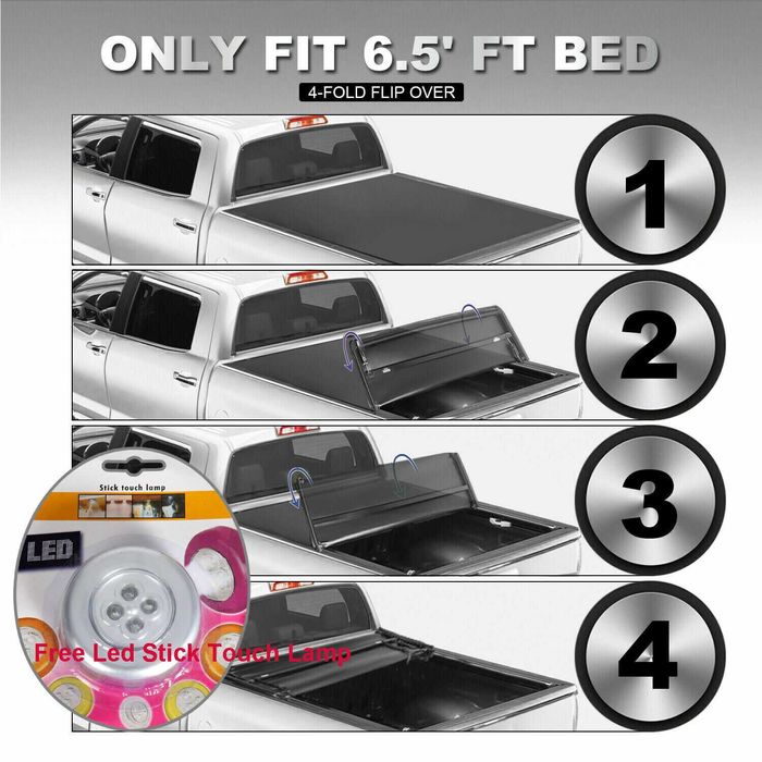 Dodge Ram pokrywa paki 6,5 ft wzmacniana na stelażu NOWA