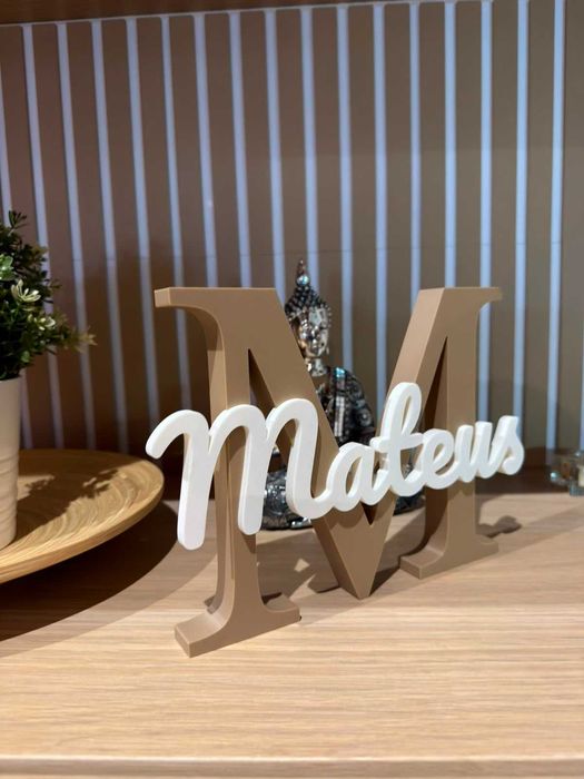 Nome Personalizado em Impressão 3D