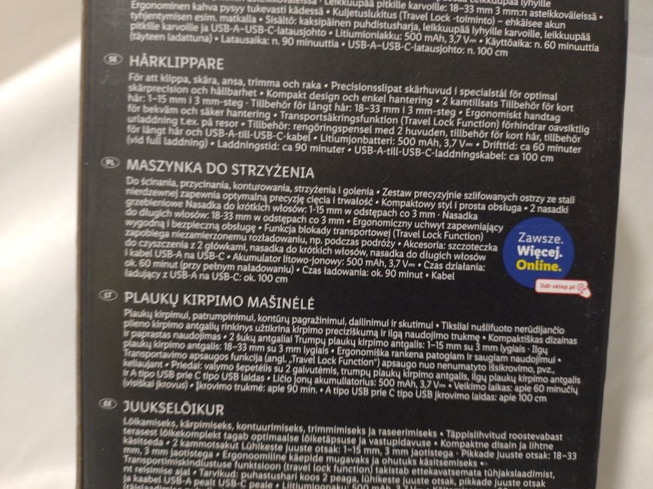 Maszynka Do Strzyżenia Włosów SilverCrest