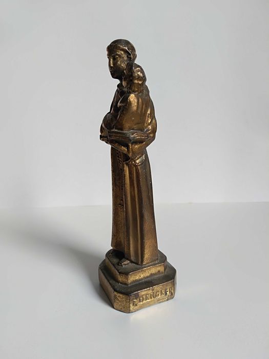 Figurka religijna św. Antoniego z Dzieciątkiem Jezus. Antyk.