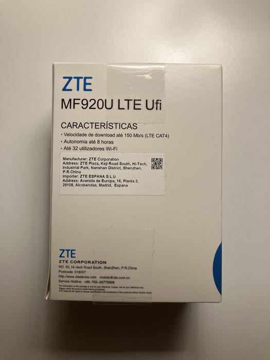 Hotspot ZTE (muito pouco usado c/MEO)