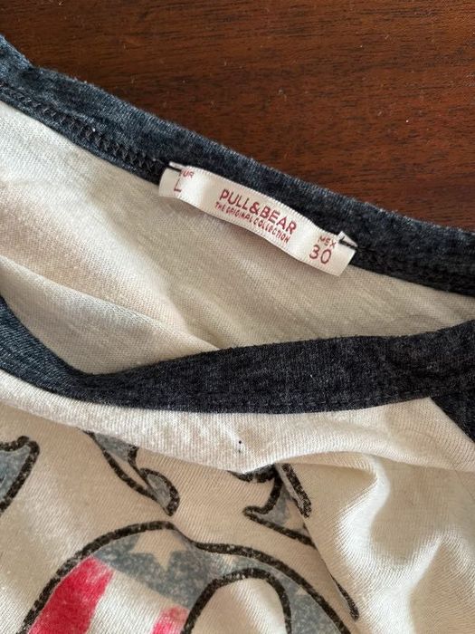 Camisola Pull&Bear – Tema Born in 79 – Creme e Cinzenta