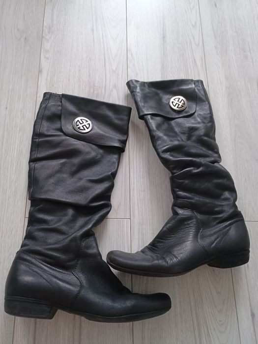 Kozaki 2 szt Lasocki 39 kozaczki lemat wysokie czarne