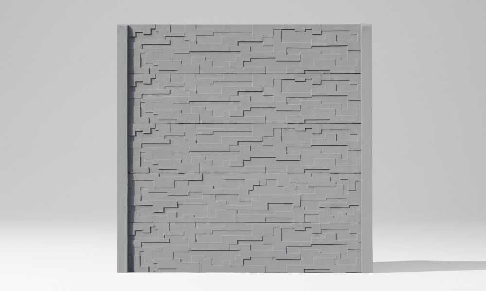 Panel ogrodzeniowy betonowy - płyta graf dwustronna/jednostronna