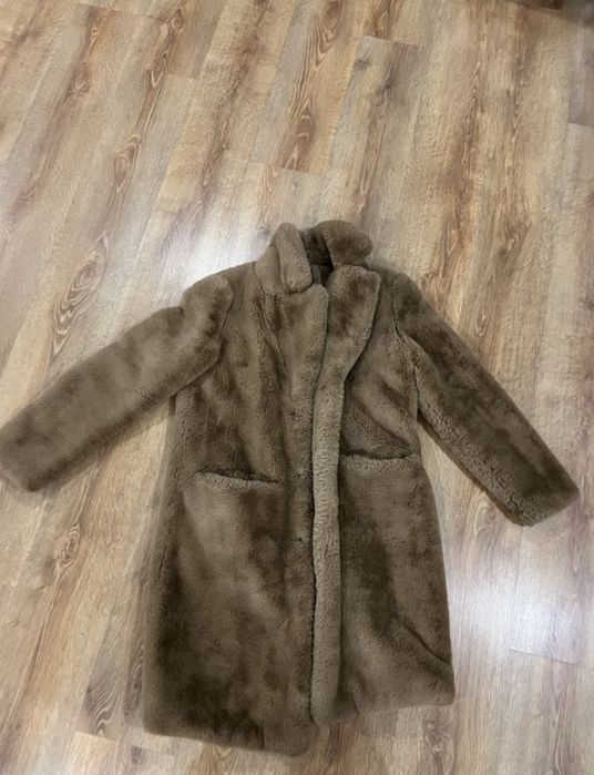 Екошуба тедді Next коричнева шубка