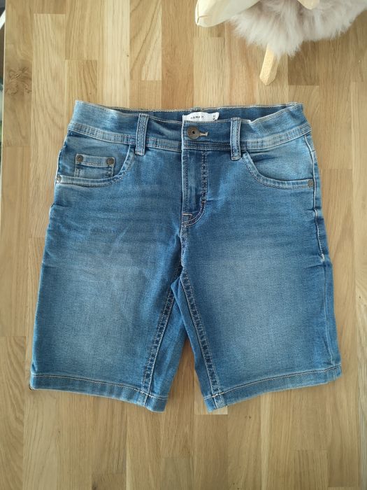 Spodenki 128 cm jeansowe chłopięce na lato Name It
