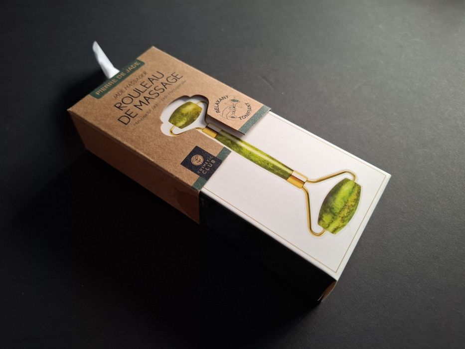 Pedra de jade facial para massagem - roller massajador