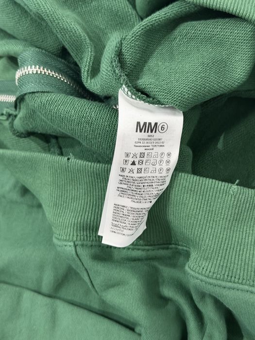 зип худи Supreme MM6 Maison Margiela Zip Up Hoodie green
