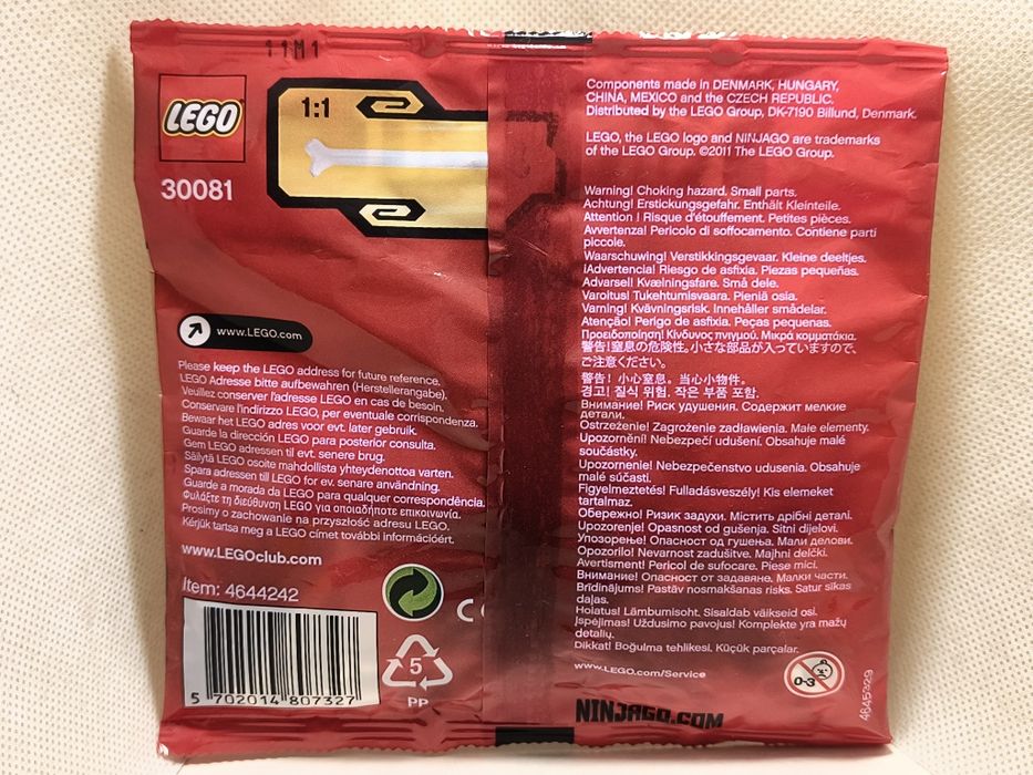 LEGO 30081 Ninjago Masters Of Spinjitzu