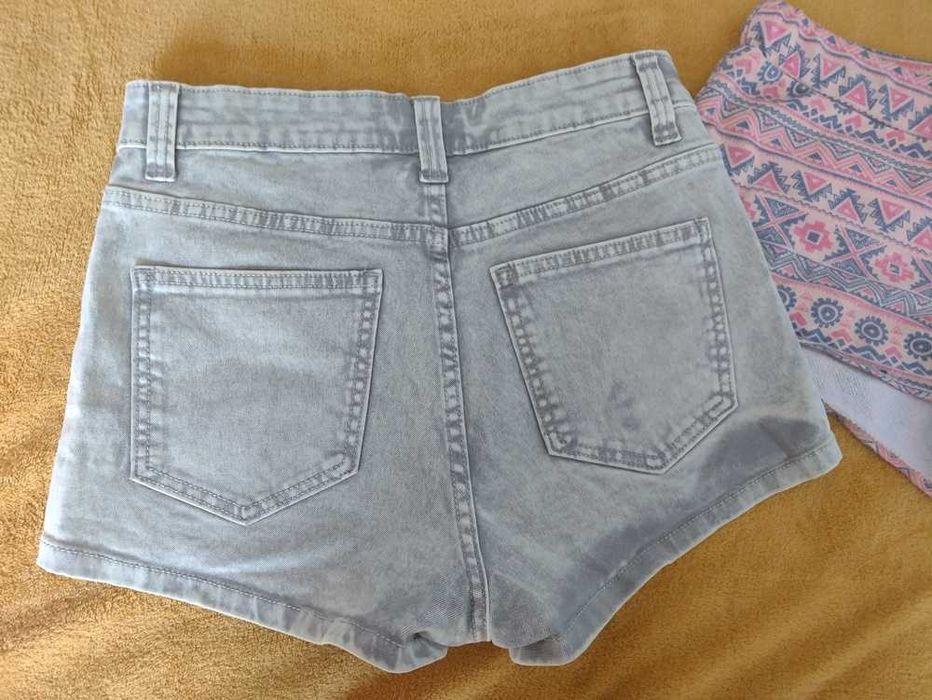 2 pary spodenek roz. S/.36 JEANS