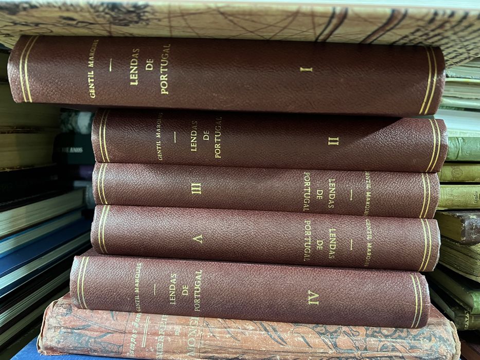 Lendas Portugal Gentil Marques 5 volumes