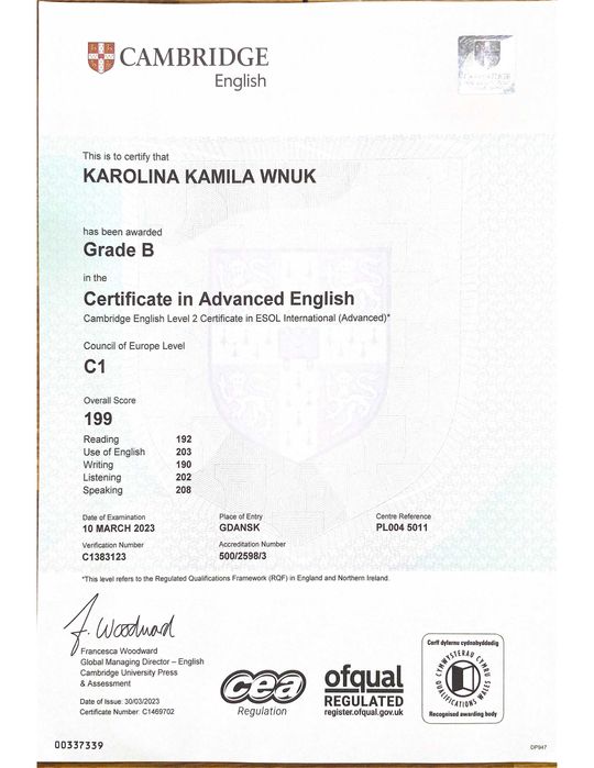 Korepetycje angielski matura, egzamin ósmoklasisty, FCE, CAE