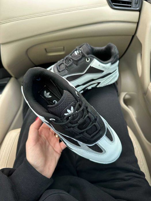 Кросівки Adidas Niteball II Classic White/Black premium