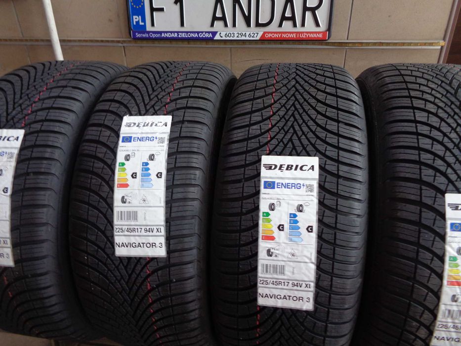 Nowe 225/45R17 DĘBICA Navigator 3 , Nowy Model, Opony Całoroczne Warto