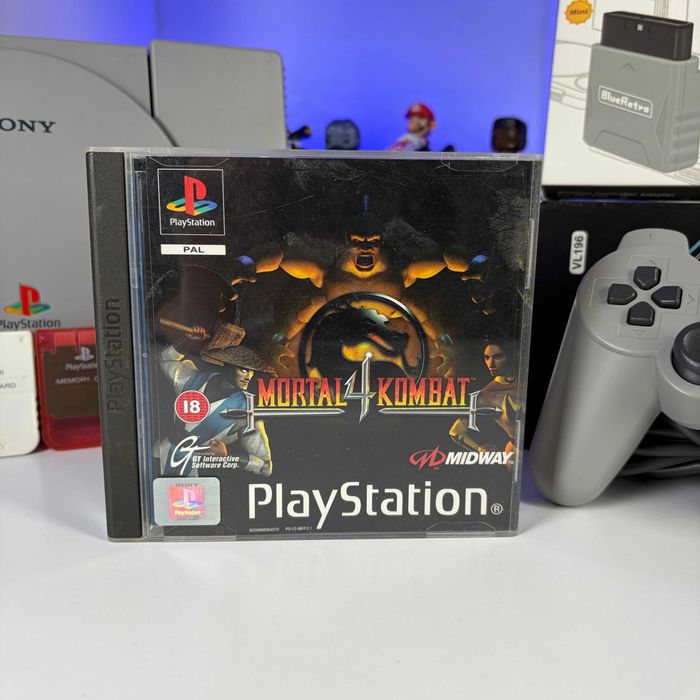 Гра Sony PlayStation 1 Mortal Kombat 4 Б/У Оригінальна Гра PS One Мортал Комбат 4 асортимент ігри соні плейстейшен