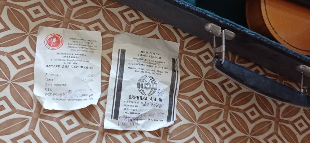 Скрипка у футлярі