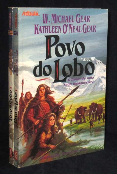 Livros Povo do Lobo W. Michael Gear Kathleen O'Neal Gear