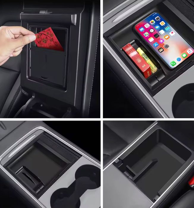 Organizador consola central Tesla Model 3 e model Y