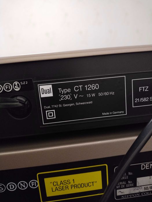 FM тюнер Dual CT 1260