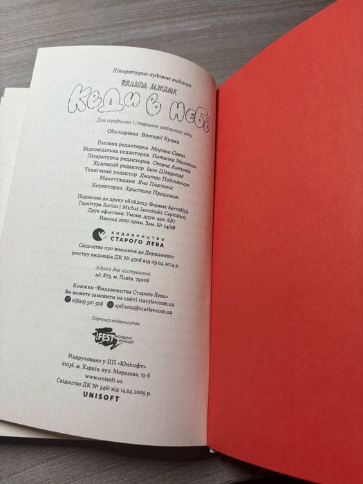 Книга «Кеди в небі» Віталіна Макарик