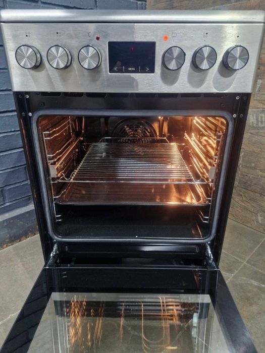 Електрична/електрическая  плита Beko FSM57300GX, нержавійка