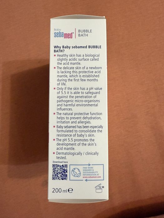 Пінка / дитяча піна для ванни SEBAMED