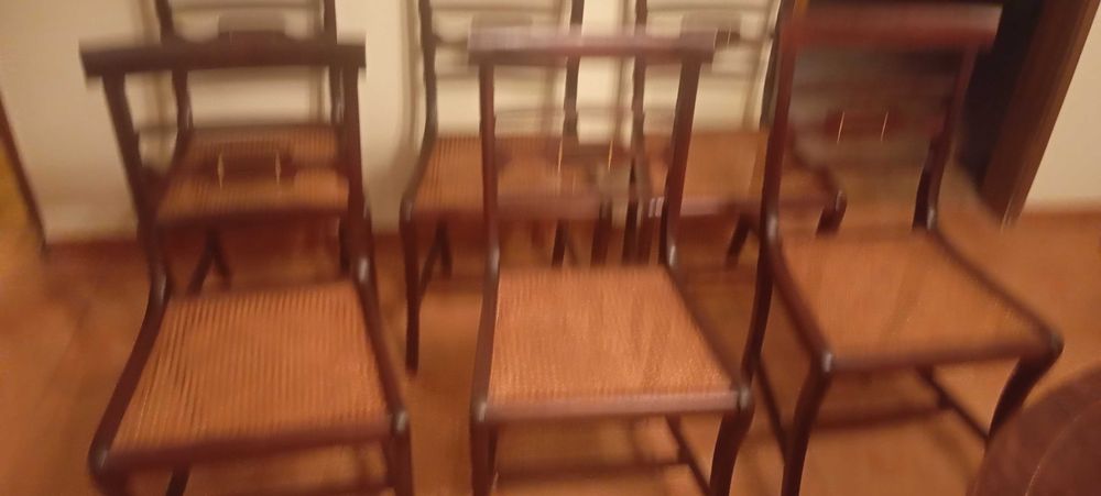 Conjunto de 6 cadeiras estilo inglês