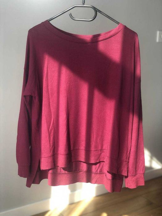 Кофта / лонгслів / бордова / Bershka
