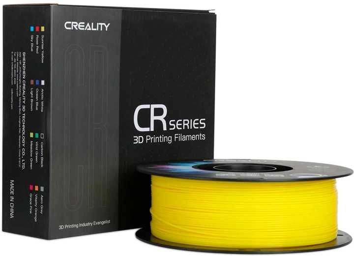PETG пластик Creality філамент для 3D принтера 1.75 мм 1 кг Жовтий