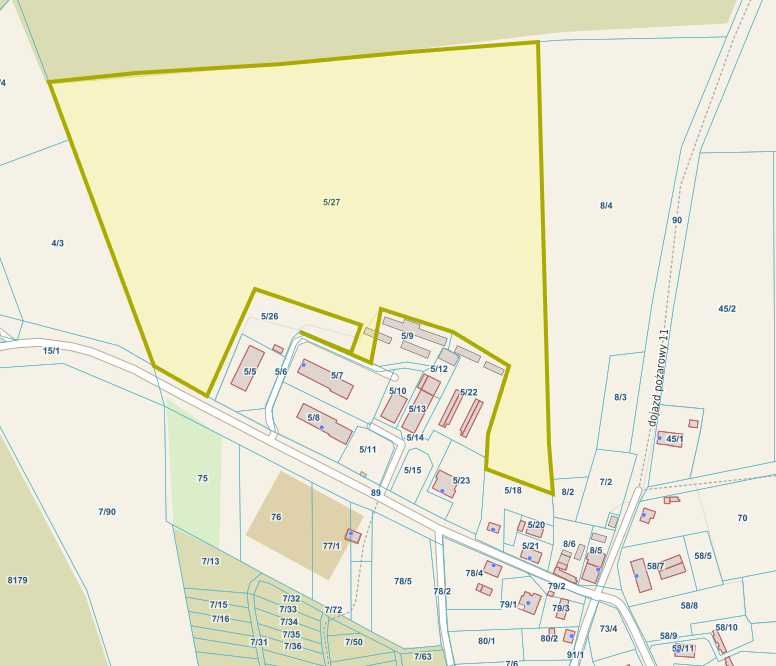 REZERWACJA Działka rolna 8ha Górnica pow. Wałecki