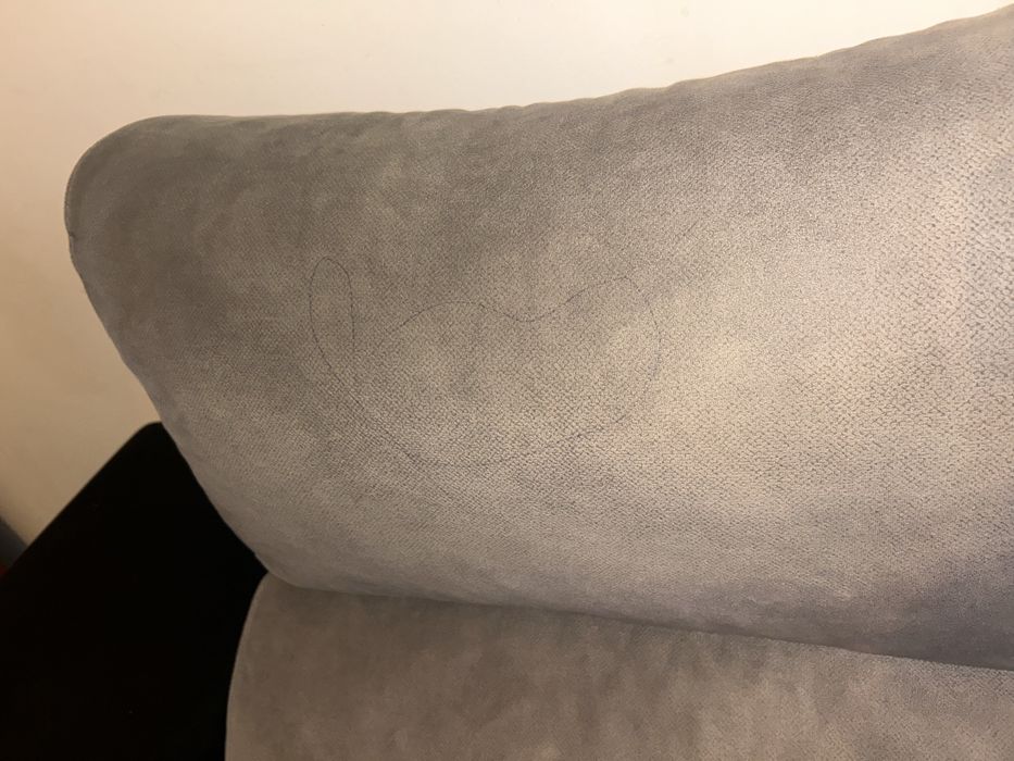 Sofá à venda – conjunto completo com puffs e sofá extra