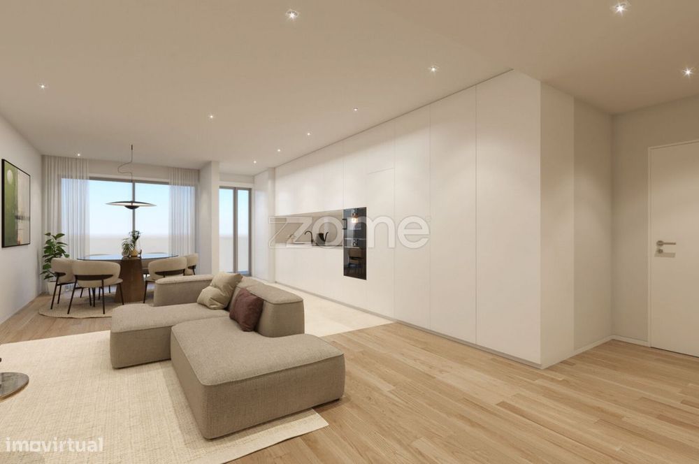 Apartamento T1+1 com garagem no Centro da Maia!