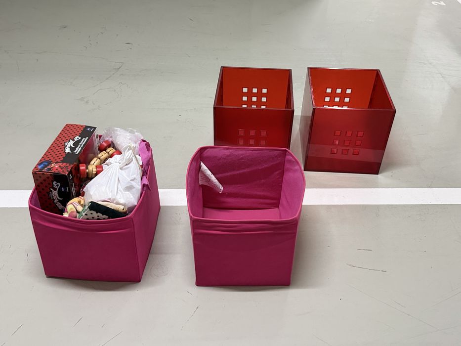 Conjunto de 4 caixas de arrumação IKEA