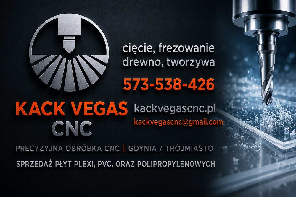 Usługi CNC, Obróbka tworzyw sztucznych oraz drewna + sprzedaż płyt PP, PVC, plexi NA WYMIAR
