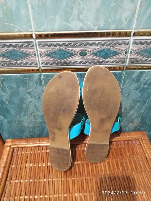 Шлепанцы со стразами р 40 стелька 25,5 см Next