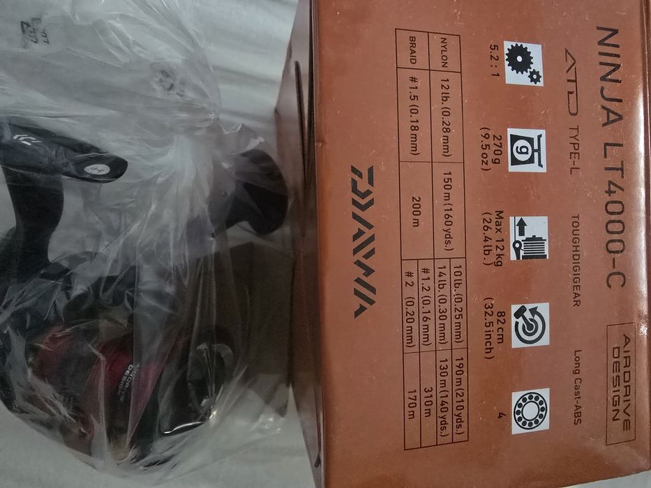 Daiwa ninja lt 4000 c novo