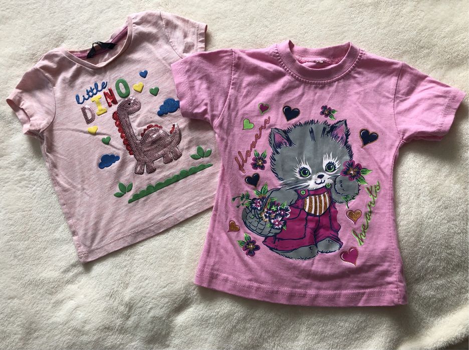Літні футболки на дівчинку. Футболка