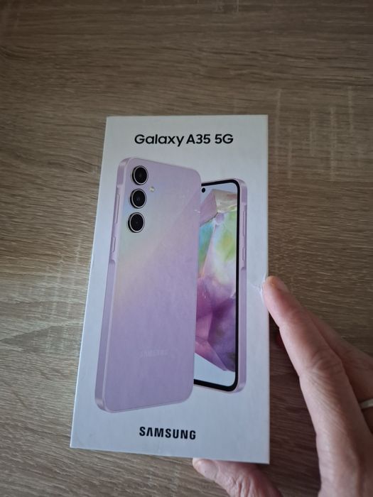 Samsung a35 nowy kolor lila black