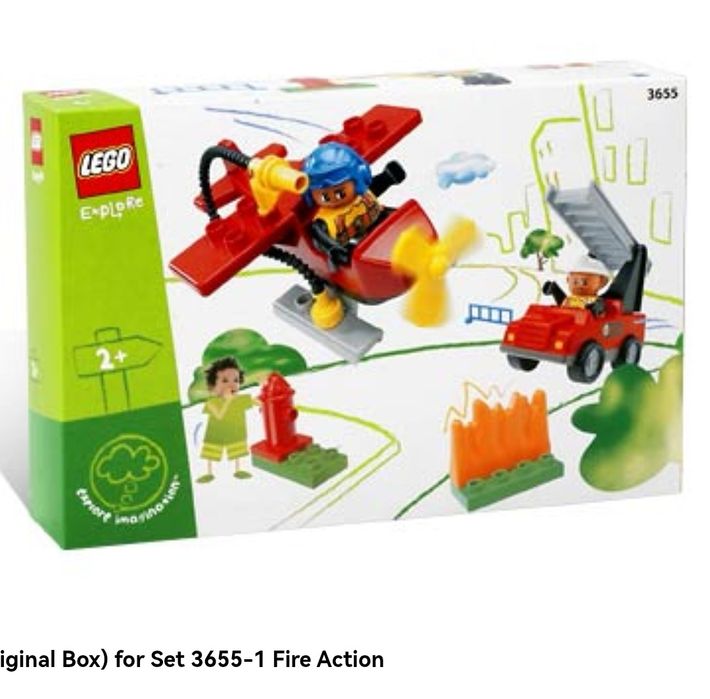 Duplo 3655 Samolot strażacki