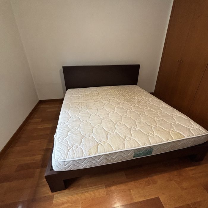 Coniunto de quarto completo cama 180x200 + Cómoda + Mesinhas cabeceira