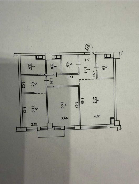 Продаж/Квартира/83м2/Є-ОСЕЛЯ/Київ/Голосіївський