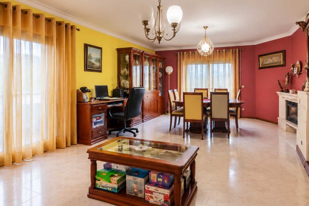 Moveis sala em cerejeira + mesa 6 cadeiras | Excelente estado