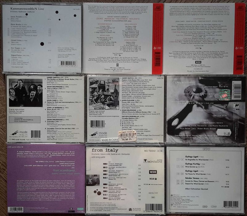 Muzyka współczesna na CD - różni kompozytorzy