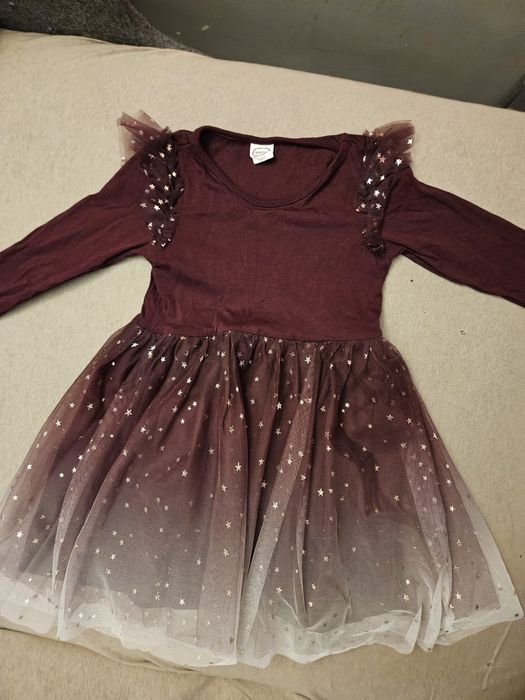 Sukienka z długim rękawem