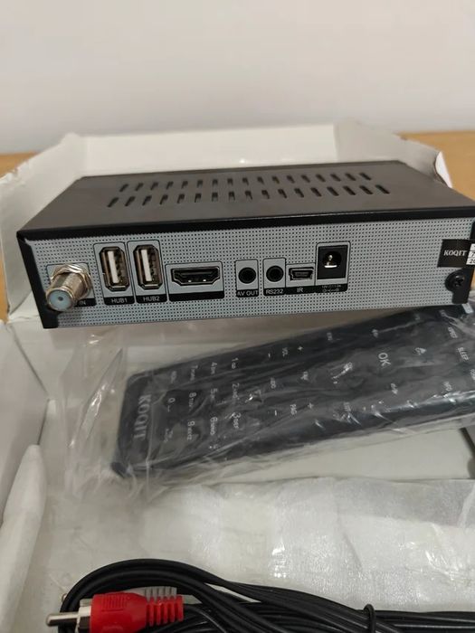 Dekoder cyfrowy odbiornik satelitarny HD KOQIT V5H H.265 Nowy! Okazja!