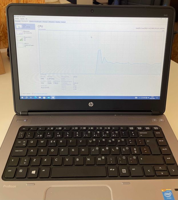 Portátil HP Probook 640 G1 (i5-4, 8gb de ram, ssd 256gb)