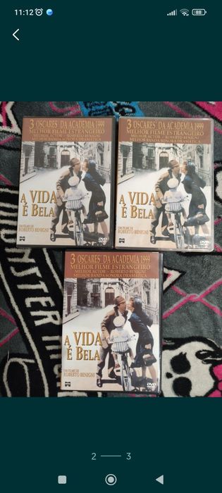Filmes DVD,Cinema Paraíso e Vida é Bela