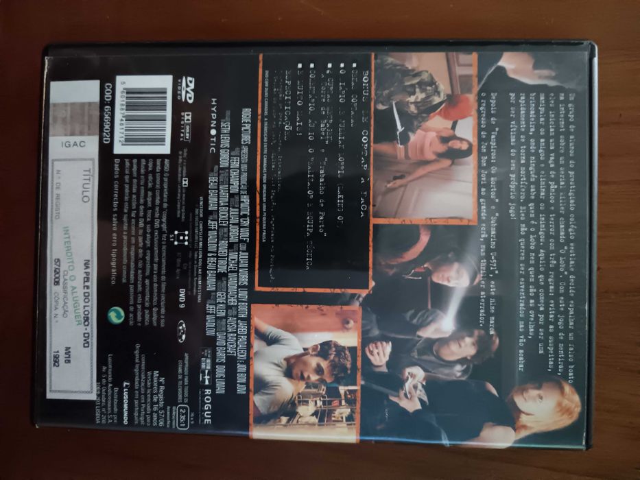 filme dvd original - na pele do lobo